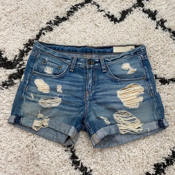 Rag & Bone/JEAN The Boyfriend Shorts - Picture 3 of 8